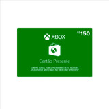 Cartão Microsoft Brasil Gift Xbox R$150