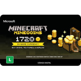 Cartao Minecraft 1720 Minecoins Envio Imediato 