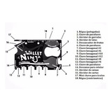 Cartao Multi-ferramentas Usa Carteira 18-em-1 Ninja