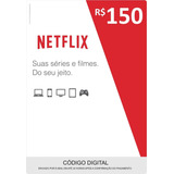 Cartão Netflix R$ 150 Reais -