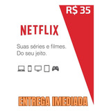 Cartão Netflix R$ 35 Reais -