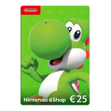 Cartão Nintendo Eshop Europa 25 Euros