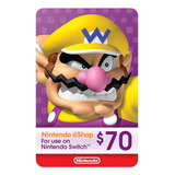 Cartão Nintendo Switch Eshop Usa -