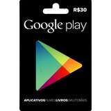 Cartão Play Store Google Gift Card