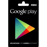 Cartão Play Store Google Gift Card