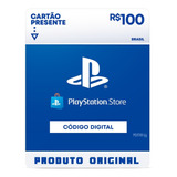 Cartão Playstation Br Brasil Psn R$100