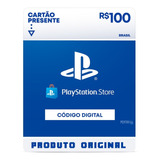 Cartão Playstation Br Brasil Psn R$100