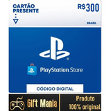 Cartão Playstation Gift Psn Brasileira R$300