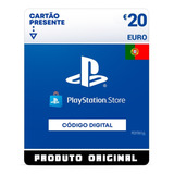 Cartão Playstation Psn 20 Euros Portugal