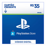 Cartao Playstation Psn Gift Card Br R$ 35 Reais