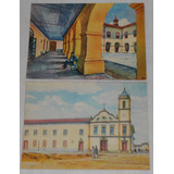 Cartão Postal - 2 São Paulo Antigo Mosteiro São Bento