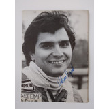 Cartão Postal - Foto De Nelson Piquet Autografada Em 1978.
