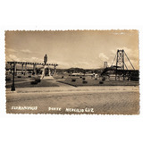 Cartao Postal Acesso Ponte Hercilio Florianopolis Anos 50