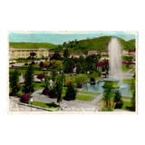 Cartão Postal Antigo - Poços De Caldas - Parque E Fonte Foto