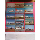 Cartão Postal Antigo Aviação ( Lote C/ 15 Cartão)