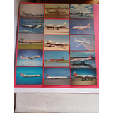 Cartão Postal Antigo Aviação ( Lote C/ 15 Cartões)