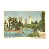 Cartão Postal Antigo Belo Horizonte - Parq Municipal Mg- Ah1