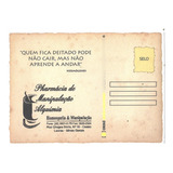Cartão Postal Antigo Cartão Publicitario Pharmácia