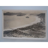 Cartão Postal Antigo Praias De Santos Circulado