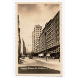 Cartao Postal Av Borges De Medeiros Porto Alegre Anos 50
