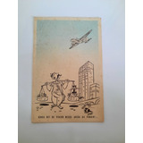 Cartão Postal Aviação Panair Ilustração 1943 1284