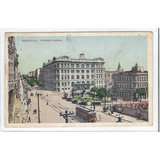 Cartão Postal Circulado 1925 Correio Geral São Paulo. Bonde