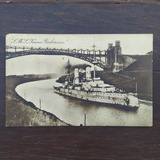 Cartão Postal Com O Navio De Guerra Alemão S.m.s. Barbarossa