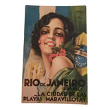 Cartão Postal Convite Turístico Rio Rj Janeiro 1939 730