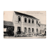 Cartao Postal Escola Colonial - Blumenau - Sc - Anos 40