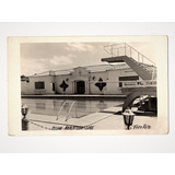 Cartao Postal Fotografico Piscina Araçatuba Clube Anos 50