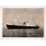 Cartao Postal Navio Ms Santa Catarina - Hamburg Sud Anos 50