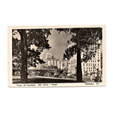 Cartao Postal Praça Das Bandeiras - São Paulo - Anos 50