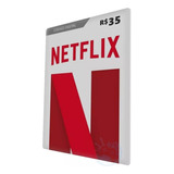 Cartão Pré-pago Presente Netflix R$ 35