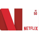 Cartão Pré-pago Presente Netflix R$ 50