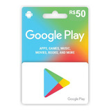 Cartão Presente Gift Card Digital Google