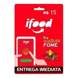 Cartão Presente Gift Card Ifood R$15