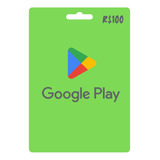 Cartão Presente Google Play 100 -