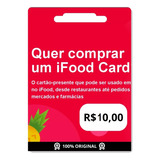 Cartão Presente Ifood 10 - Digital Via Chat