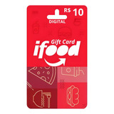 Cartão Presente Ifood 10 Reais Gift Card Digital