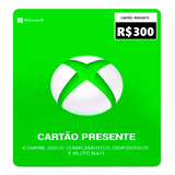 Cartão Presente Xbox Gift Card Microsoft Brasil R$ 300 Reais