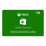 Cartão Presente Xbox R$ 20 Reais Envio Imediato