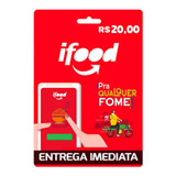 Cartão Presente/gift Card *ifood* 20r$ Entrega Rápida!