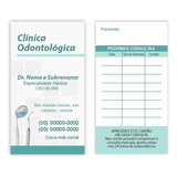 Cartão Próxima Consulta Dentistas, 1000 Unds, Personalizado