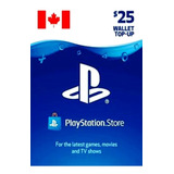 Cartao Psn Canadá 25 Dólares Canadenses - Entrega Digital