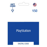 Cartão Psn De 50 Dólares | Ps3/4/5 Playstation Region Eua