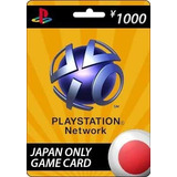 Cartão Psn Japonesa 1000 Yen - Psn Japão - Envio Imediato