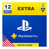 Cartão Psn Plus Extra 12 Meses