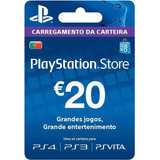 Cartão Psn Portugal 20 Euros -