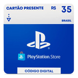 Cartão Psn R$ 35 Reais Playstation Network Brasil Ps4 Ps5