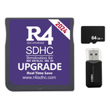 Cartão R4 2024 R4 Sdhc Adaptador Flash Cartão Flash 64g 6000